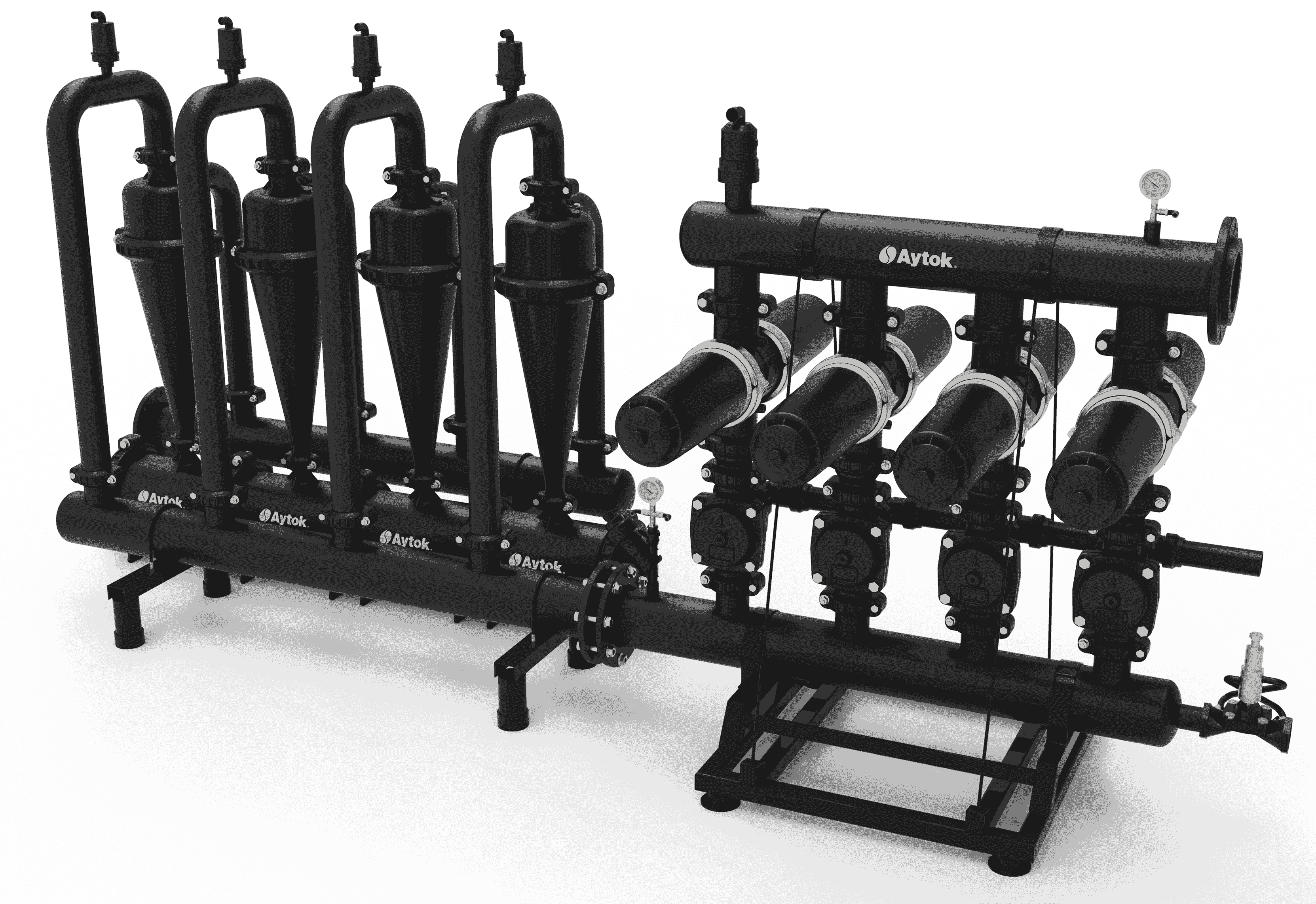 Plastic Automatic Filter Systems With Hydrocyclone