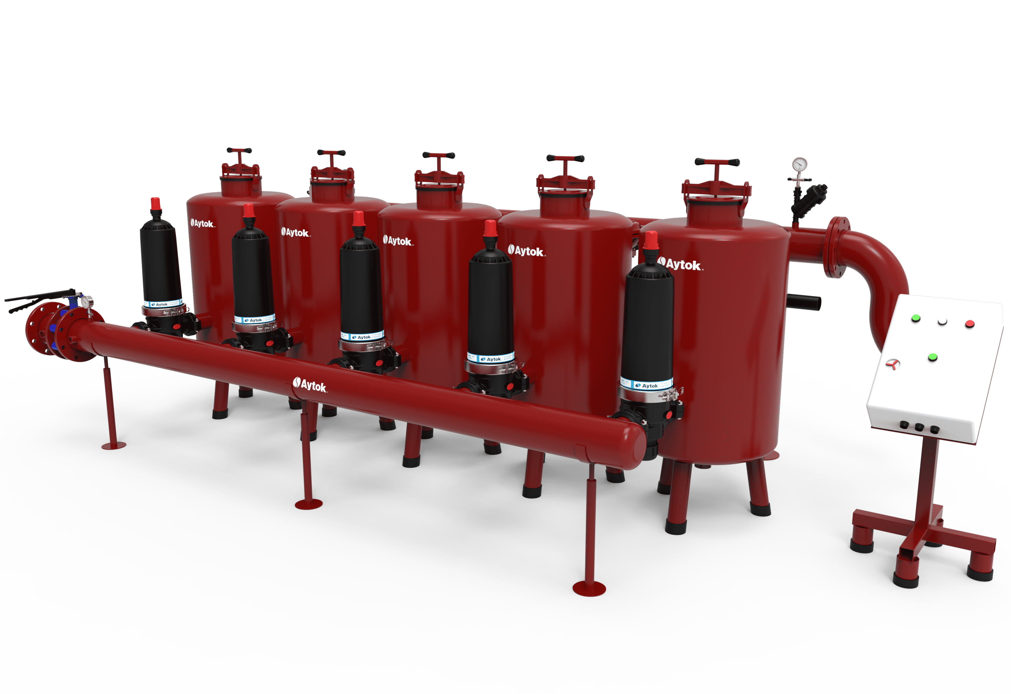 Automatic Sand Media Filter Systems With Plastic Disc Filters