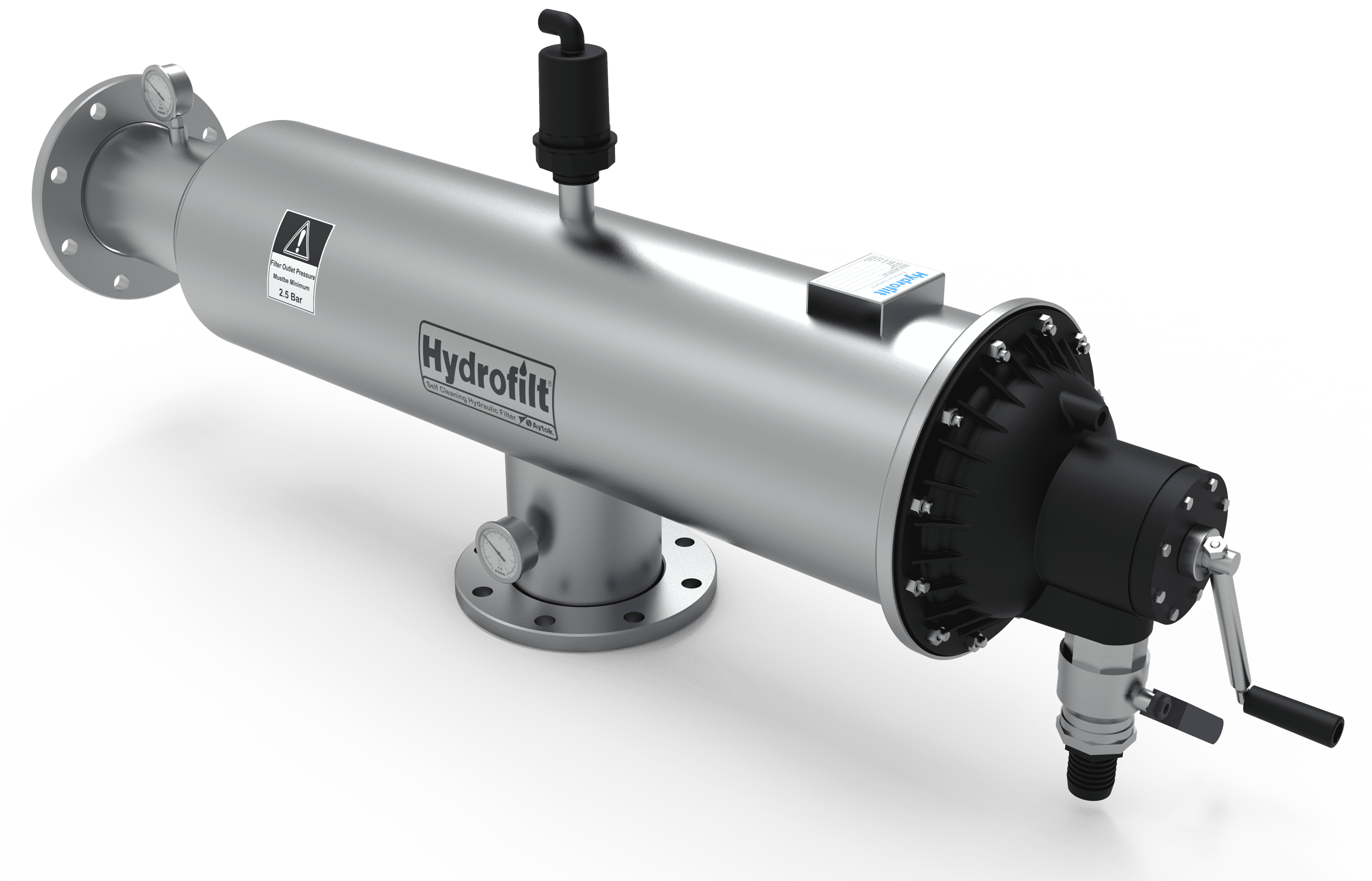 Металлический полуавтоматический сетчатый фильтр - MF - Aytok