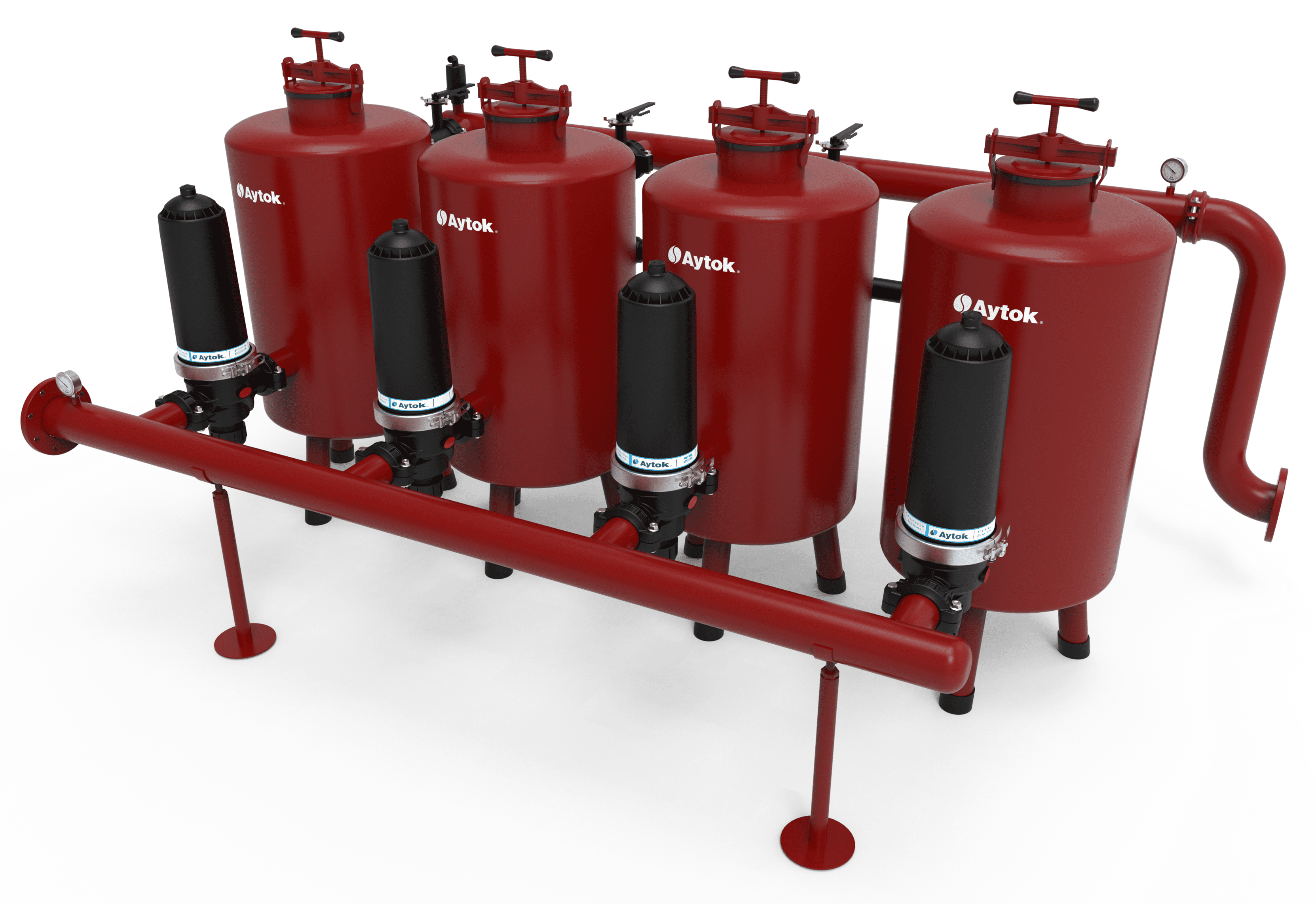 Manual Sand Media Filter Systems With Plastic Disc Filters Aytok