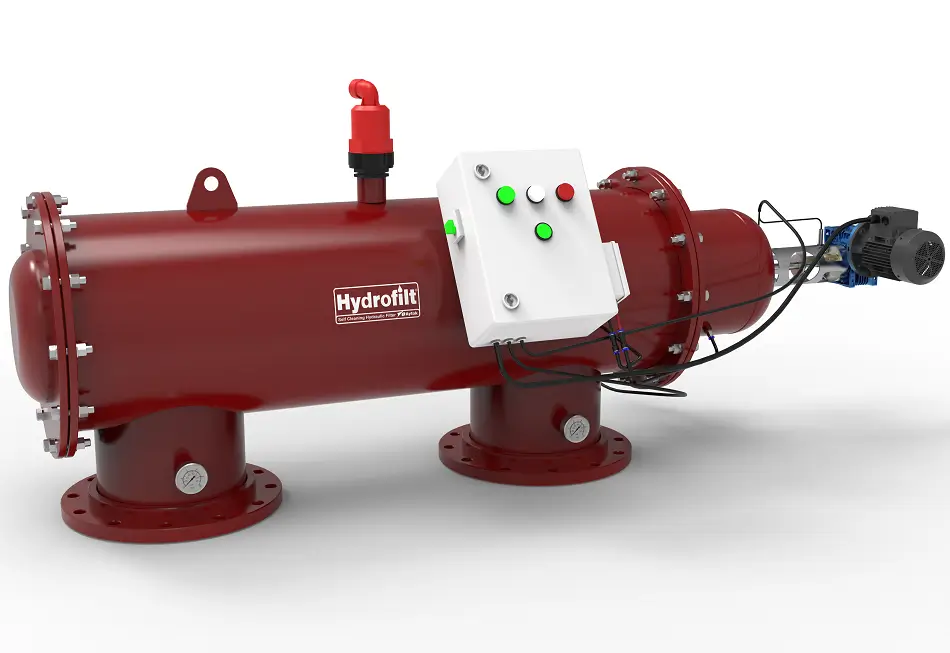 Filtro autolimpiante horizontal con motor reductor - RFL-RFXL