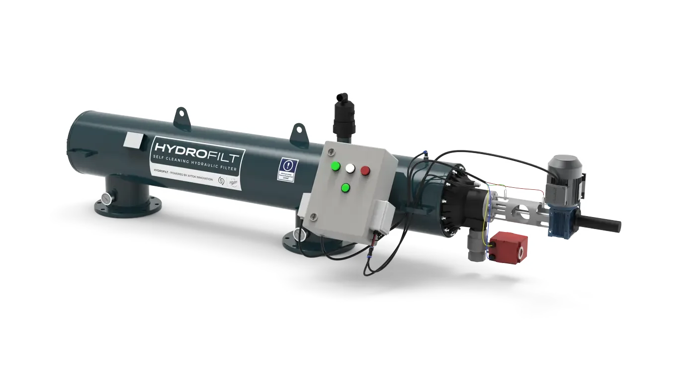 RF Serisi - Redüktörlü Yatay Otomatik Geri Yıkamalı Elektronik Filtreler