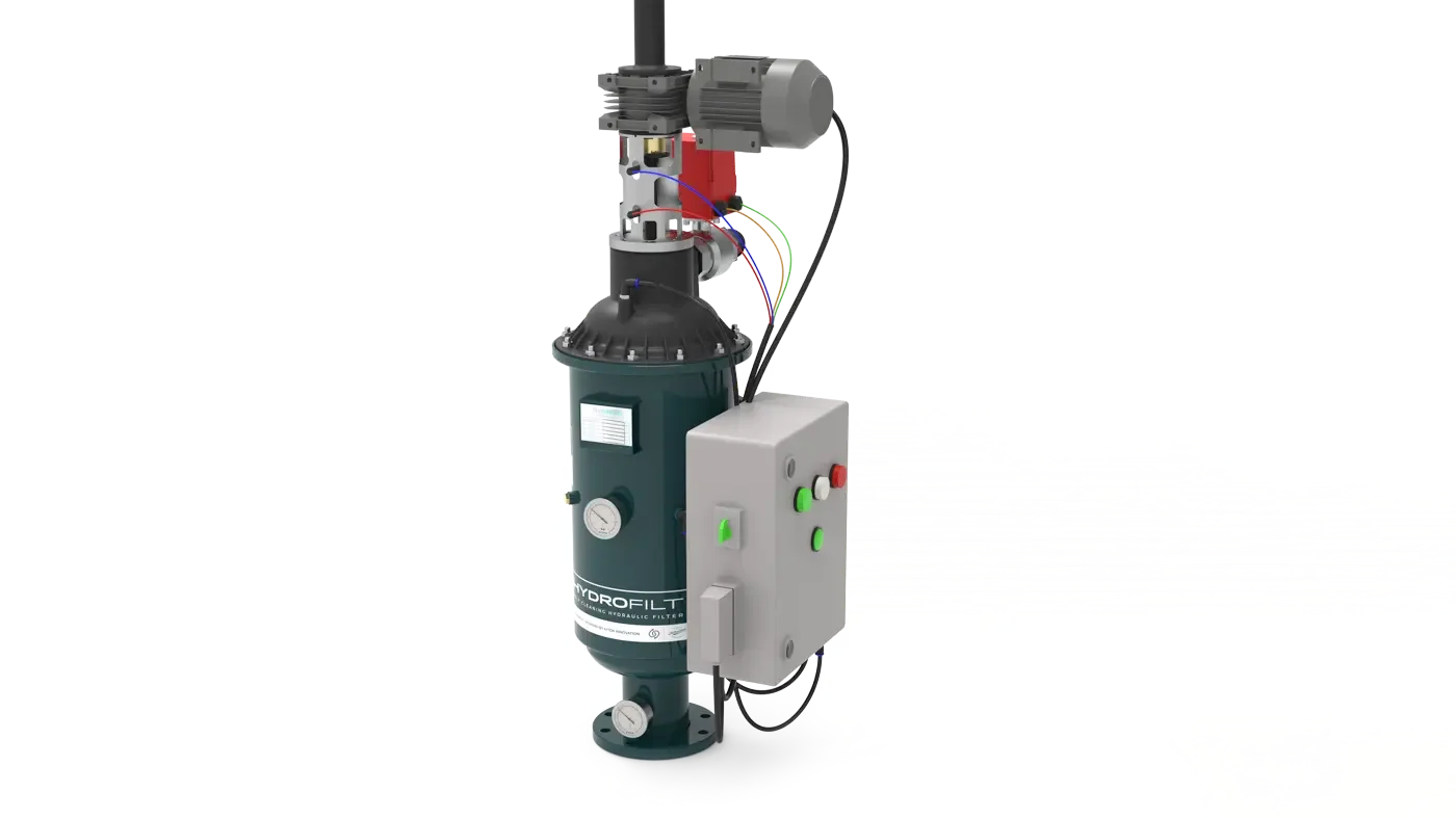 VRF Serisi - Redüktörlü Dikey Otomatik Geri Yıkamalı Elektronik Filtreler