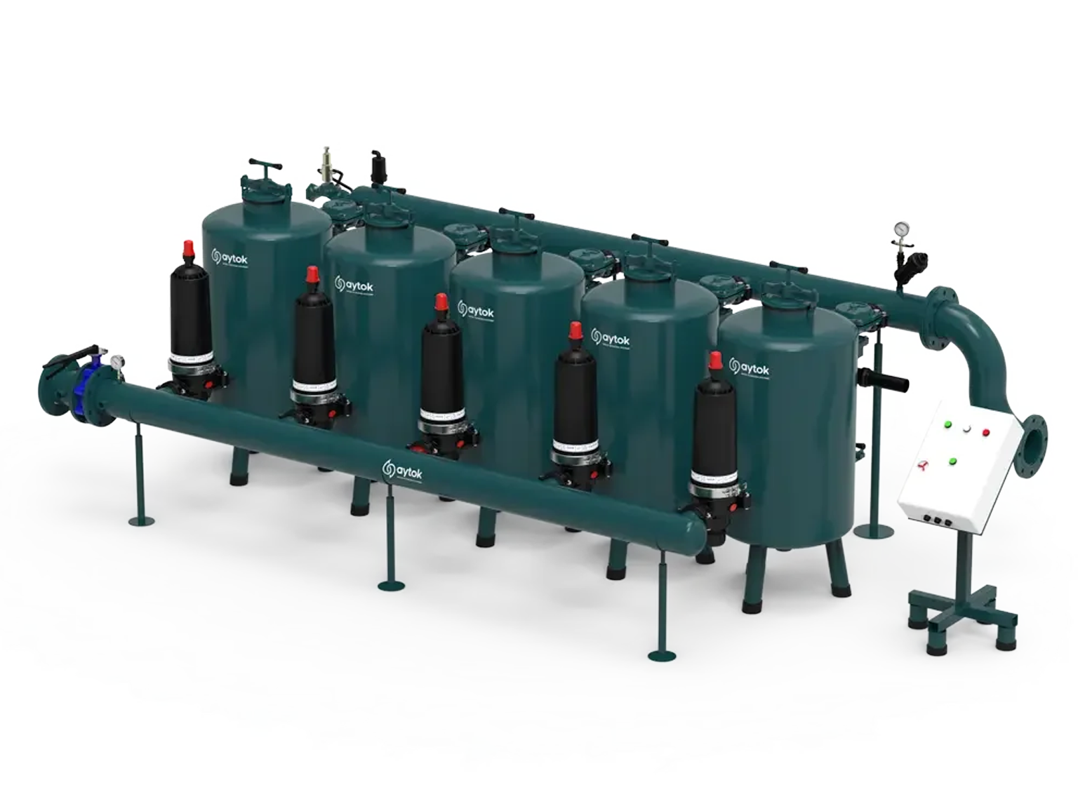 Automatic Sand Media Filter Systems with Plastic Disc Filters