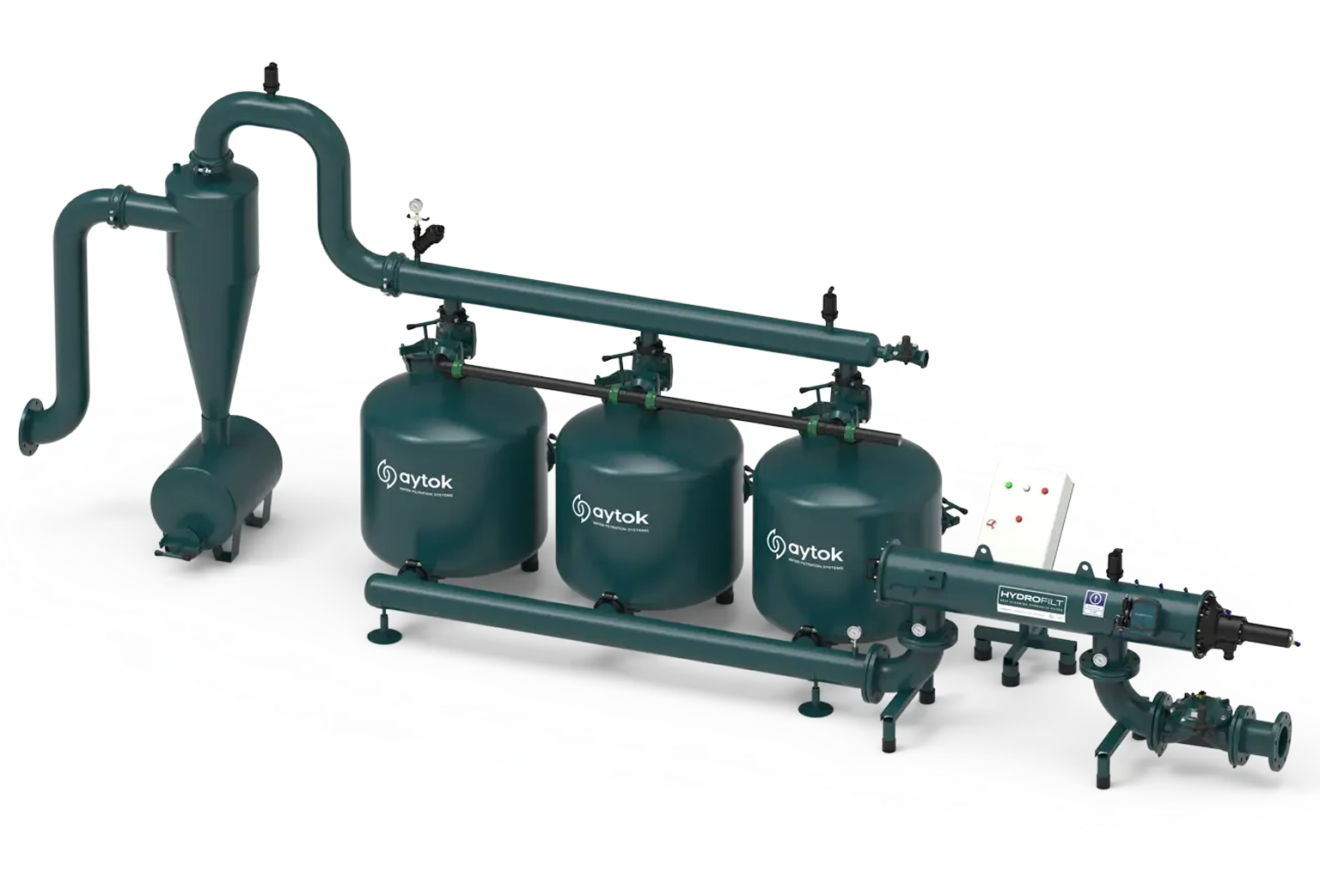 Kendi Kendini Temizleyen Elek Filtreli ve Hidrosiklonlu Otomatik Gravel Filtre Sistemleri