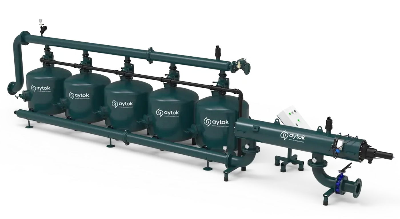 Kendi Kendini Temizleyen Elek Filtreli Otomatik Gravel Filtre Sistemleri