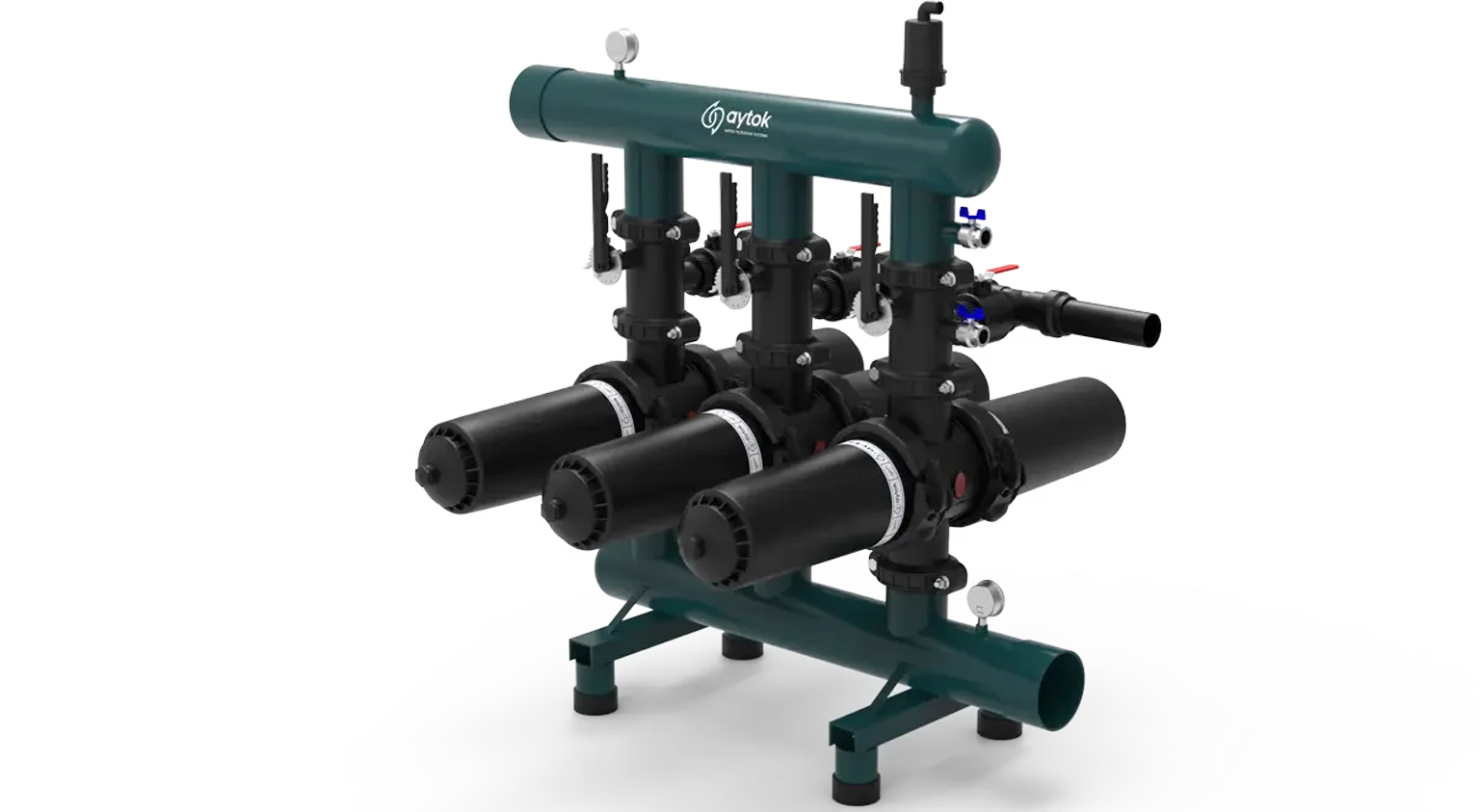 Plastic Manual Double Disc Filter System